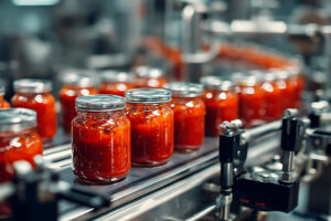 food in jars