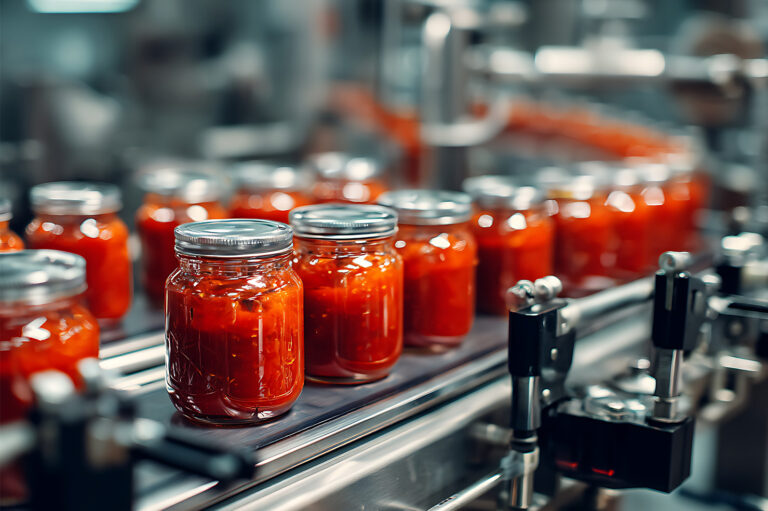food in jars
